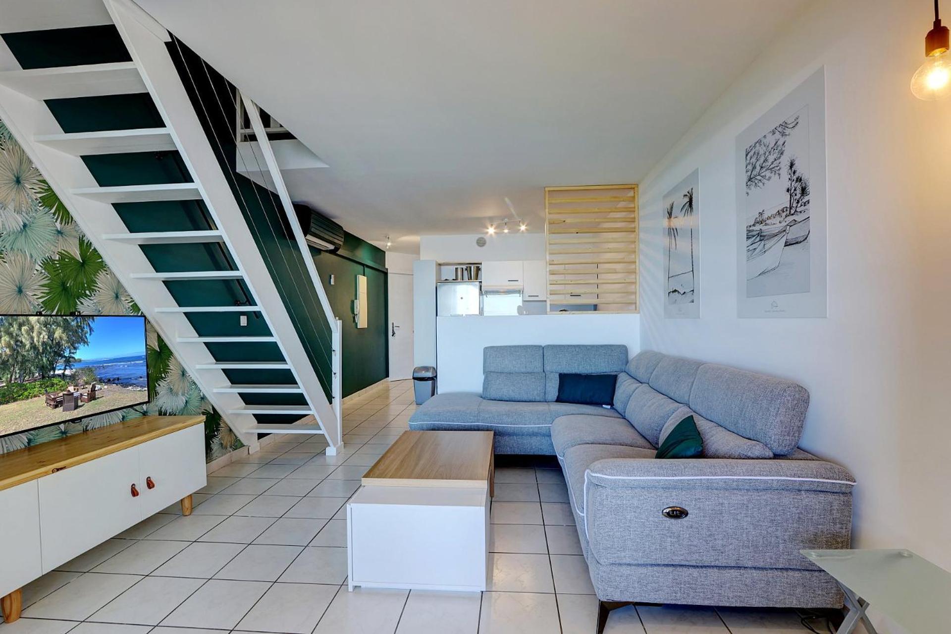 Apartamento Plein La Vue - T4 Saint Leu 1Ere Ligne Pieds Dans L'Eau Exterior foto
