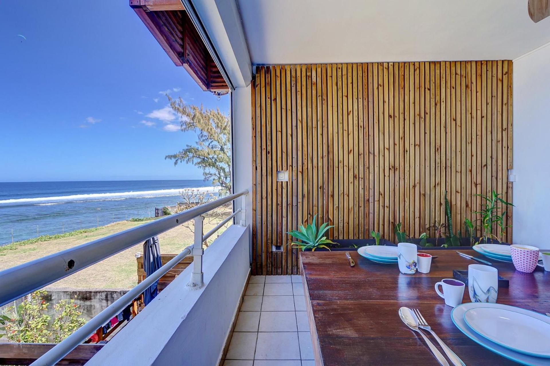 Apartamento Plein La Vue - T4 Saint Leu 1Ere Ligne Pieds Dans L'Eau Exterior foto